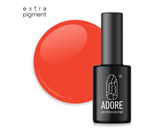 ADORE. Gel Polish, #493, Jalapeño, 8 ml. Гель-лак, цегляно-червоний #1