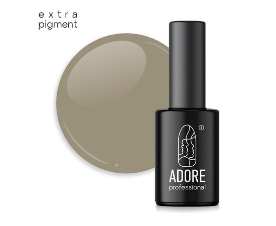 ADORE. Gel Polish, #506, Oak moss, 8 ml. Гель-лак, світлий сріблясто-оливковий #1