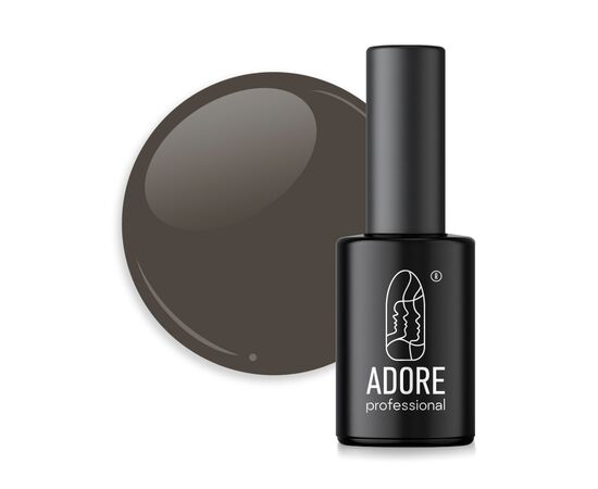 ADORE. Gel Polish, #507, Basalt, 8 ml. Гель-лак, курний сірий #1