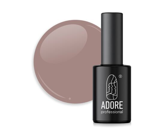 ADORE. Gel Polish, #511, Keystone, 8 ml. Гель-лак, сіро-ліловий темний #1