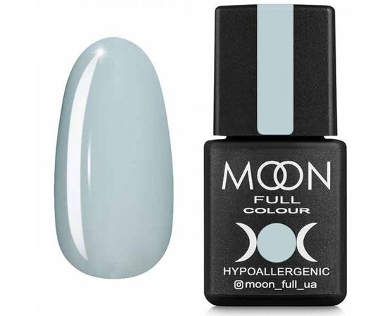 MOON FULL. Gel Polish, Spring-Summer #627, 8 ml. Гель-лак, біло-блакитний #1