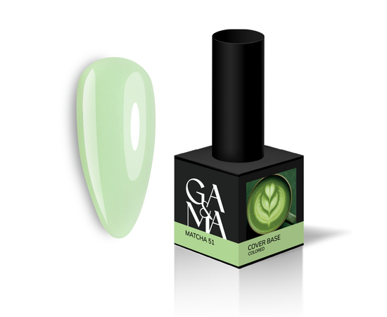 GA&MA. Colored base #51, Matcha, 15 ml, кольорова база, Матча #1
