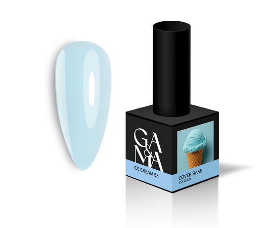 GA&MA. Colored base #53, Ice Cream, 15 ml, кольорова база, Морозиво #1
