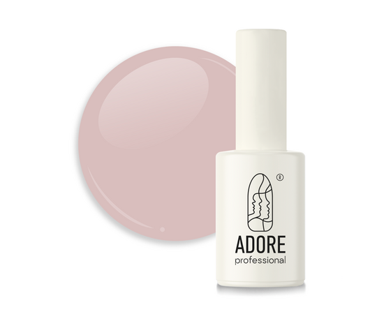 ADORE. French Gel Polish, #F-09, Rosehip, 7.5 ml. Гель-лак, чайна троянда #1