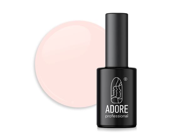 ADORE. Pastel Gel Polish, #P-03, Soft peach, 8 ml. Гель-лак, пастельний персиковий рожевий #1