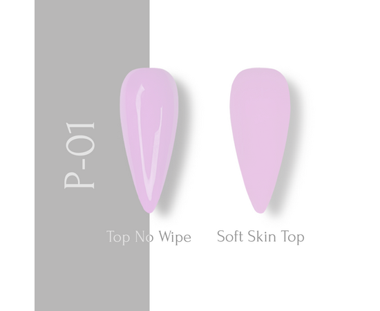 ADORE. Pastel Gel Polish, #P-01, Soft rose, 8 ml. Гель-лак, пастельний прохолодний рожевий #2