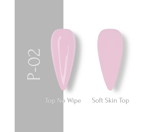 ADORE. Pastel Gel Polish, #P-02, Soft pink, 8 ml. Гель-лак, пастельний теплий рожевий #2