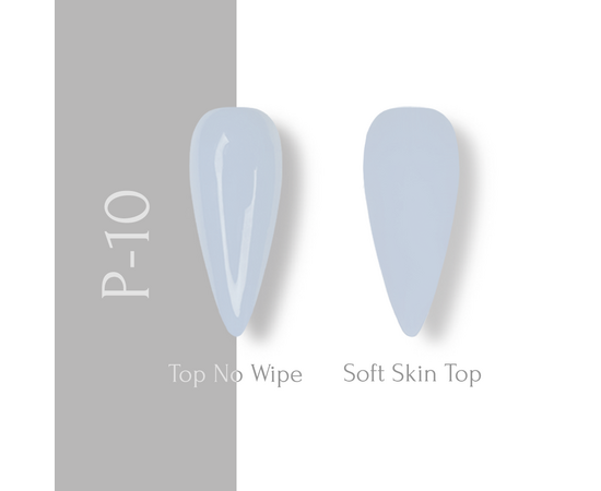 ADORE. Pastel Gel Polish, #P-10, Soft blue, 8 ml. Гель-лак, пастельний світло-блакитний #2