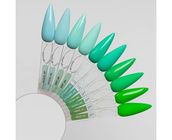 ADORE. Gel Polish, #263, Mint, 8 ml. Гель-лак, ідеальний м'ятний #2