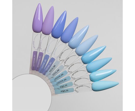 ADORE. Gel Polish, #368, Icicle, 8 ml. Гель-лак, блакитний лід #2
