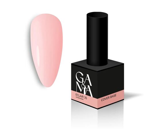GA&MA. Cover base #35 ECLAIR, 15 ml, ОНОВЛЕНА ФОРМУЛА #1