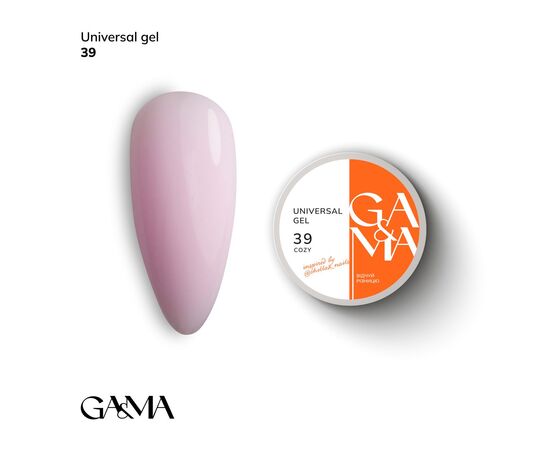GA&MA. Universal gel #39 "Cozy", 50 ml, гель без опилу #1