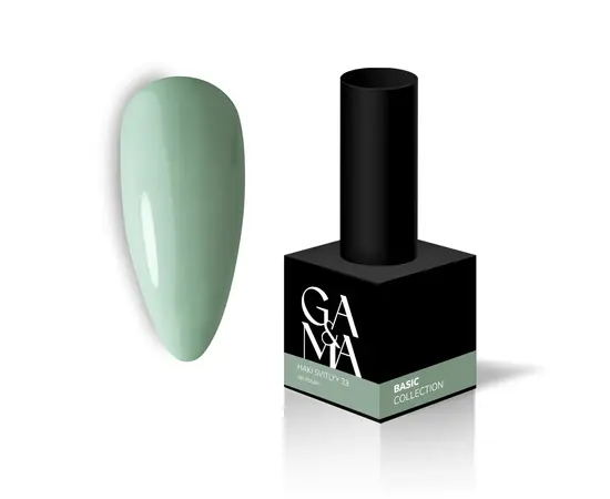 GA&MA. Gel polish #33 LIGHT KHAKI, 10 ml, гель-лак, світлий хакі #1