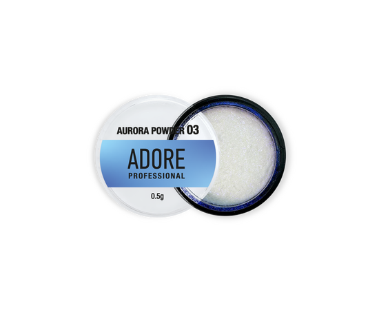ADORE. Aurora Powder #03, 0.5 g. Втирка-хамелеон, синьо-золота #1