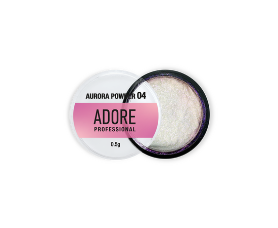 ADORE. Aurora Powder #04, 0.5 g. Втирка-хамелеон, зеленувато-рожева #1