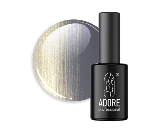 ADORE. Wild Pearls Gel Polish, #W-01, Gold pearl, 8 ml. Перламутровий гель-лак, теплий перламутр #1