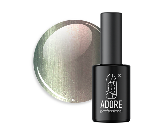ADORE. Wild Pearls Gel Polish, #W-03, Green pearl, 8 ml. Перламутровий гель-лак, мятно-зеленый #1