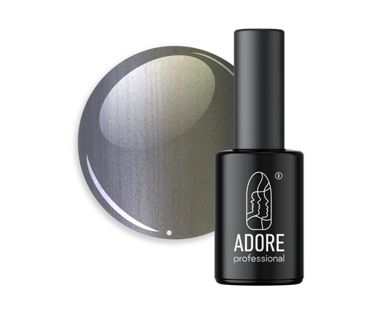 ADORE. Wild Pearls Gel Polish, #W-07, Purple pearl, 8 ml. Перламутровий гель-лак, димчастий фіолет #1