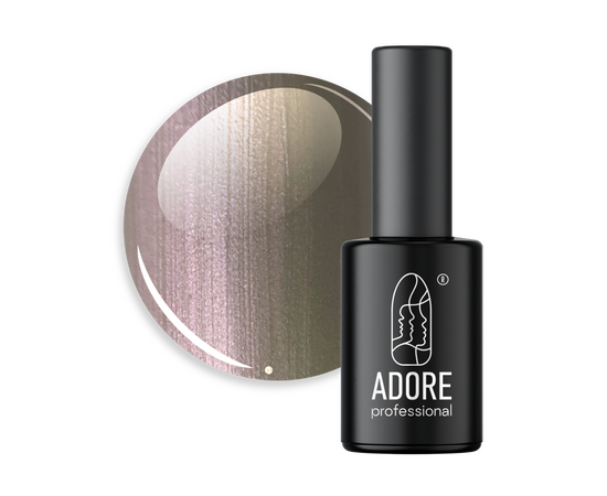 ADORE. Wild Pearls Gel Polish, #W-09, Pink pearl, 8 ml. Перламутровий гель-лак, шовковий рожевий #1