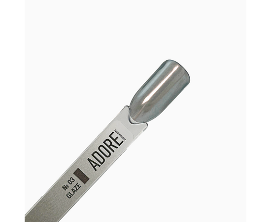 ADORE. Glaze Powder #03, 0.5 g. Дзеркальна втирка-глазур, чорна #2