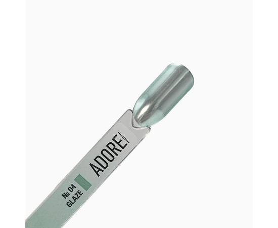 ADORE. Glaze Powder #04, 0.5 g. Дзеркальна втирка-глазур, зелена #2