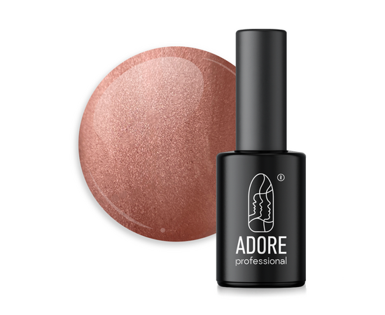 ADORE. Cat's Eye Gel Polish, #Mm-05, Oca, 8 ml. Вітражний гель-лак "котяче око", рум'яний #1