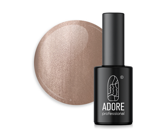ADORE. Cat's Eye Gel Polish, #Mm-06, Lithium, 8 ml. Вітражний гель-лак "котяче око", мокка #1