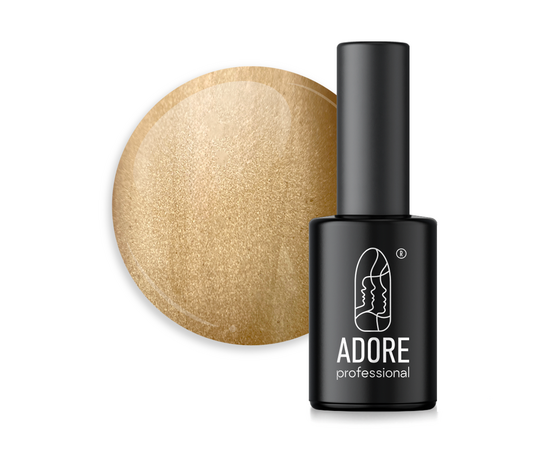 ADORE. Cat's Eye Gel Polish, #Mm-10, Copper, 8 ml. Вітражний гель-лак "котяче око", золотисто-коричневий #1