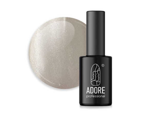 ADORE. Cat's Eye Gel Polish, #Mm-11, Zinc, 8 ml. Вітражний гель-лак "котяче око", біле золото #1