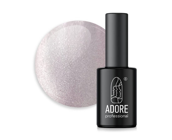 ADORE. Cat's Eye Gel Polish, #Mm-14, Magnesuim, 8 ml. Вітражний гель-лак "котяче око", попелясто-ліловий #1