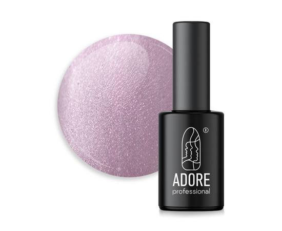 ADORE. Cat's Eye Gel Polish, #Mm-15, Zirconuim, 8 ml. Вітражний гель-лак "котяче око", рожево-бузковий #1