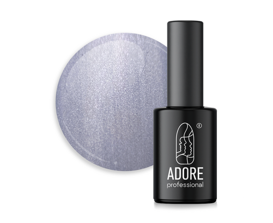 ADORE. Cat's Eye Gel Polish, #Mm-16, Gallium, 8 ml. Вітражний гель-лак "котяче око", лавандовий #1