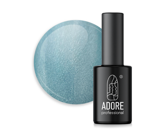 ADORE. Cat's Eye Gel Polish, #Mm-17, Cobalt, 8 ml. Вітражний гель-лак "котяче око", блакитний #1