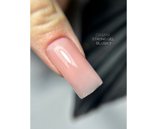 GA&MA. Strong builder gel, Blush #007, 50 ml, гель без опилу, блаш #2