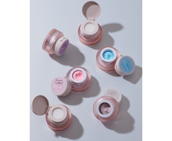 HEYLOVE. Nail Cushion set «White», 6 pcs, набір гелевих фарб для омбре, стемпінгу та малювання #6