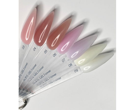 ADORE. Аcryl Gel, #06, lilac, 30 ml, clear. Акрил-гель, бузково-рожевий #2