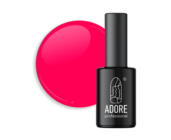 ADORE. Neon Max Gel Polish, #Nn-09, Insta, 8 ml. Гель-лак, неонова фуксія #1