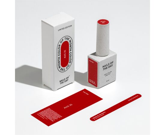 NOTD. Gel Polish "Color of the month, August 2025", Kalyna, 10 ml, гель-лак "Колір місяця, Серпень 2025" #2