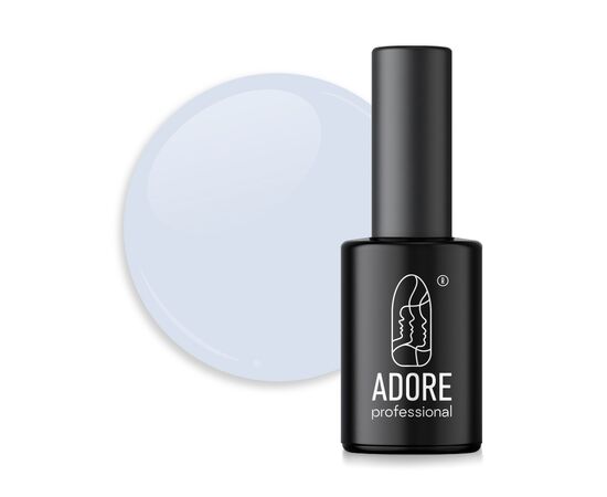 ADORE. Pastel Gel Polish, #P-13, Soft lilac, 8 ml. Гель-лак, пастельний біло-бузковий #1