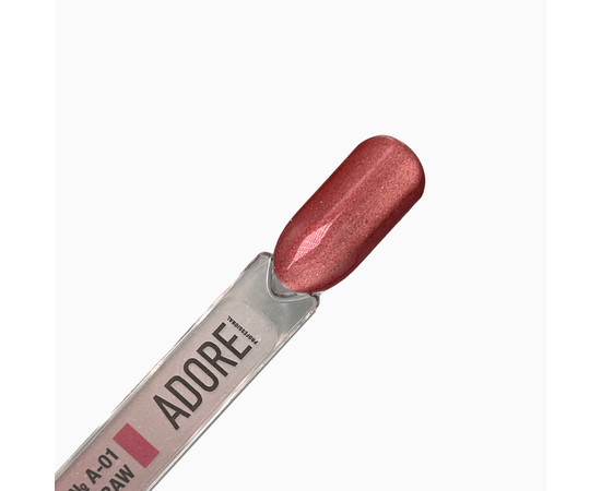 ADORE. Cat's Eye Gel Polish, #A-01, Raw, 8 ml. Гель-лак скляне "котяче око"-хамелеон, вишневий #3