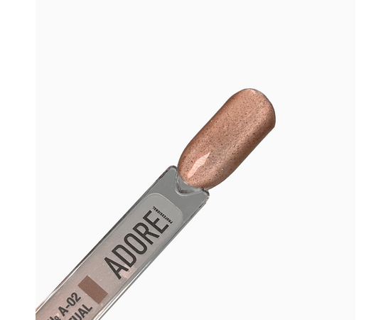 ADORE. Cat's Eye Gel Polish, #A-02, Ritual, 8 ml. Гель-лак скляне "котяче око"-хамелеон, теплий коричневий #3