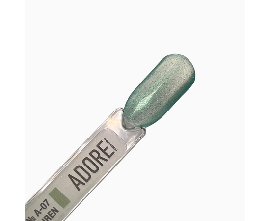 ADORE. Cat's Eye Gel Polish, #A-07, Siren, 8 ml. Гель-лак скляне "котяче око"-хамелеон, м'ятний #3