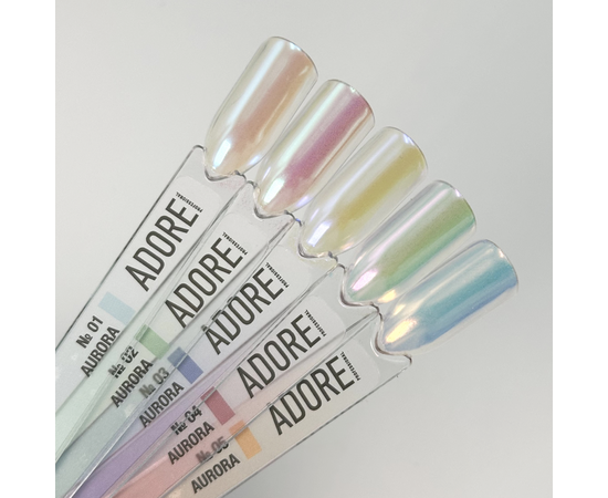 ADORE. Aurora Powder #01, 0.5 g. Втирка-хамелеон, золотисто-блакитна #3