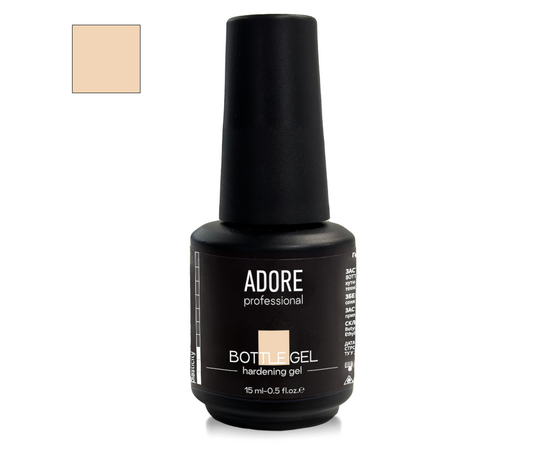 ADORE. Bottle Gel, 15 ml, #08, Beige. Гель для зміцнення, бежевий #1