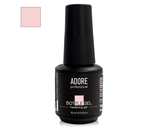 ADORE. Bottle Gel, 15 ml, #05, Creamy. Гель для зміцнення, кремово-рожевий #1
