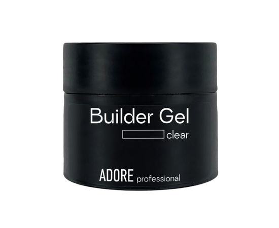 ADORE. Builder Gel, 30 g, Clear. Гель для нарощування, прозорий #1