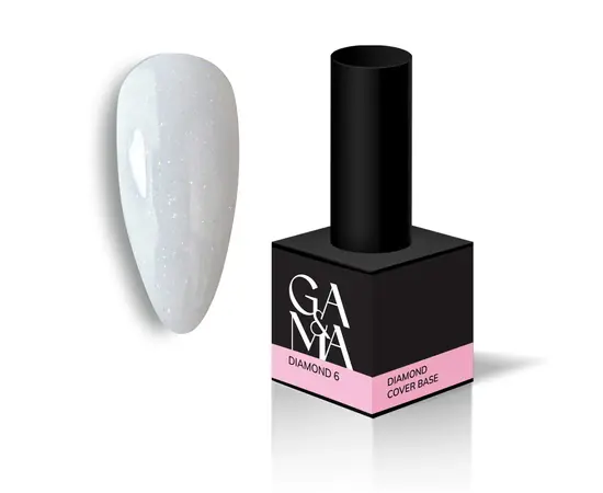 GA&MA. Diamond base #6 Milk, 15 ml, молочна #1