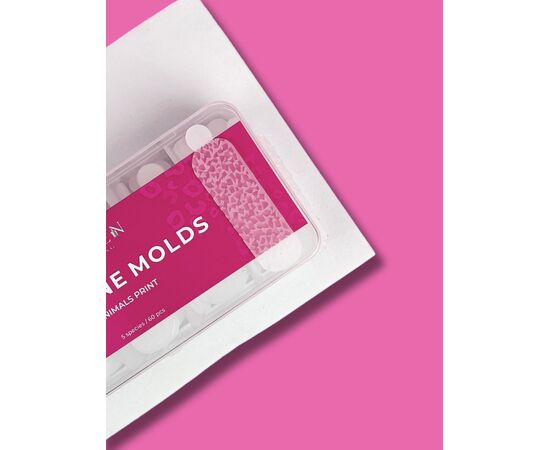 EDLEN. Silicone molds, animal print, 5 species/60 pcs. Силіконові молди #7