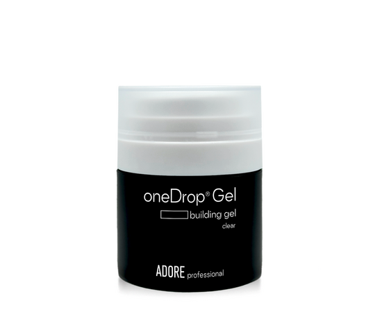 ADORE. One Drop Gel, 30 g, Clear. Гель для нарощування, прозорий #1
