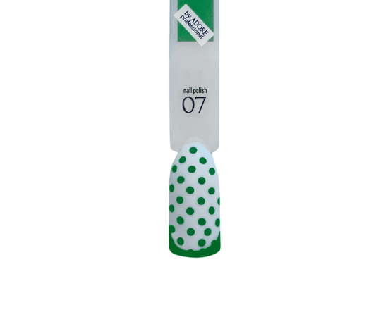 ADORE. Stamping nail polish, №7, Greens, 8 ml. Лак для стемпінгу, зелений #2